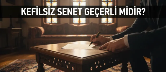 Kefilsiz Senet Geçerli Midir