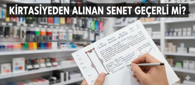 Kırtasiyeden Alınan Senet Geçerli Midir | Ankara Avukat Kübra YILDIZ ÇOLAK Hukuk Bürosu Kırtasiyeden Alınan Senet Geçerli Midir
